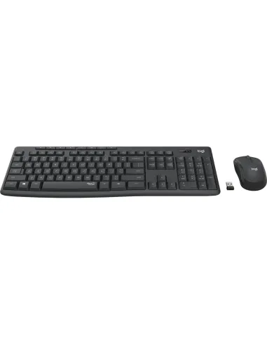 Logitech 920-009802 MK295 Silent Combo de Ratón y Teclado Inalámbricos Negros