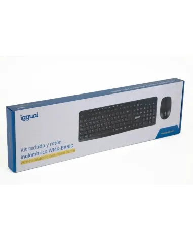 iggual IGG318898 WMK-BASIC Kit Teclado y Ratón inalámbrico