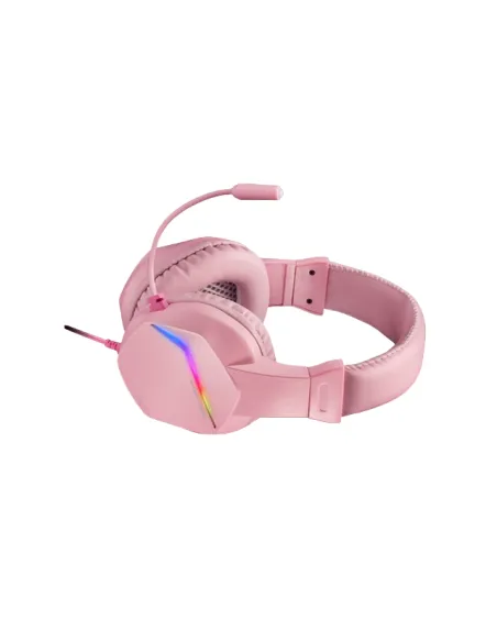 Mars Gaming MCPRGB3PES Kit Gaming 4 en 1 Teclado + Ratón + Auriculares + Alfombrilla Rosa