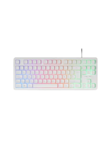 Mars Gaming MCPRGB3WES Kit Gaming 4 en 1 Teclado + Ratón + Auriculares + Alfombrilla Blanco