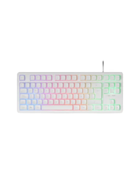 Mars Gaming MCPRGB3WES Kit Gaming 4 en 1 Teclado + Ratón + Auriculares + Alfombrilla Blanco