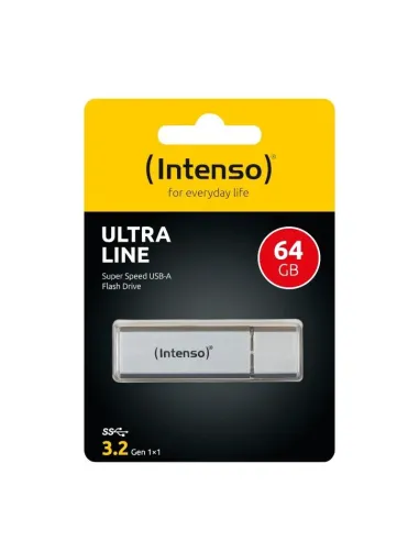 Intenso Ultra Line 2x Pendrive 64GB USB-A 3.2 Plata