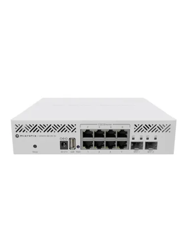 MikroTik CRS310-8G+2S+IN Switch 8 Puertos Gigabit Ethernet + 2 Puertos SFP+