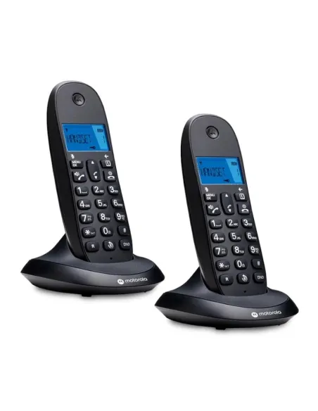 Motorola C1002 CB+ Teléfono Inalámbrico DECT Negro Duo