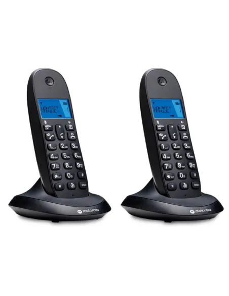 Motorola C1002 CB+ Teléfono Inalámbrico DECT Negro Duo
