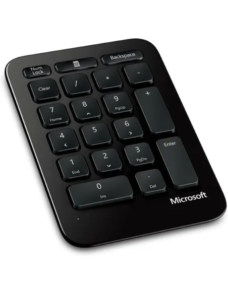 Microsoft L5V-00011 Ratón Ergonómico + Teclado Negro