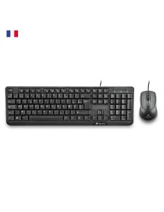 NGS COCOAKIT AZERTY Teclado Ratón Incluido USB Francés Negro-FTRCTR0133