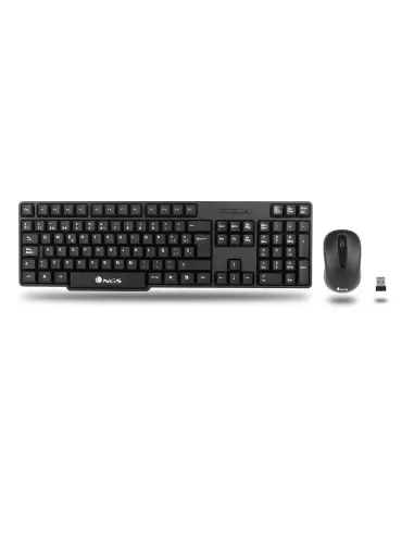 NGS EUPHORIAKIT Kit de Ratón y Teclado Inalámbricos Negro
