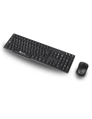 NGS EUPHORIAKIT Kit de Ratón y Teclado Inalámbricos Negro