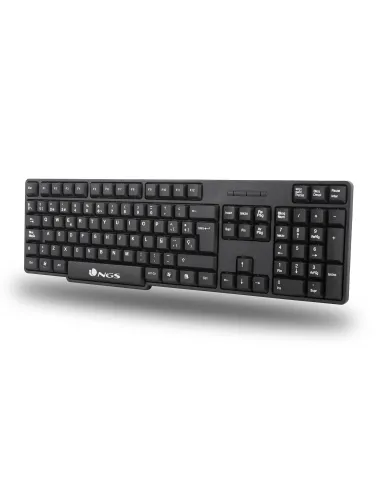 NGS EUPHORIAKIT Kit de Ratón y Teclado Inalámbricos Negro