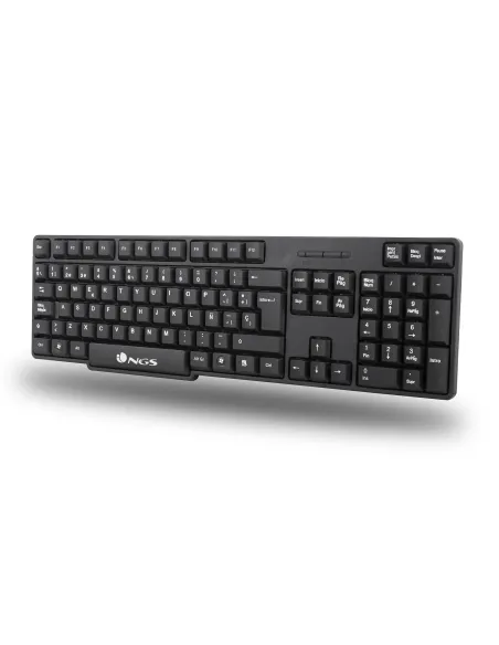 NGS EUPHORIAKIT Kit de Ratón y Teclado Inalámbricos Negro