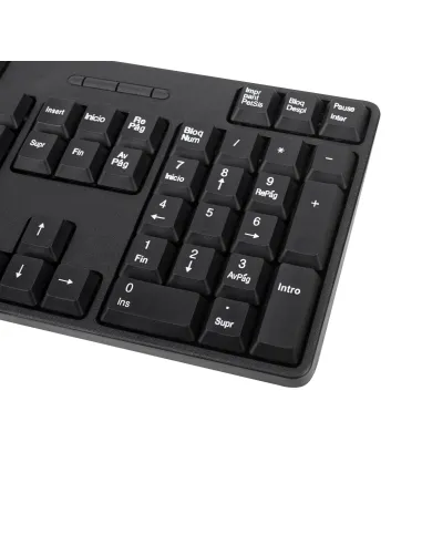 NGS EUPHORIAKIT Kit de Ratón y Teclado Inalámbricos Negro