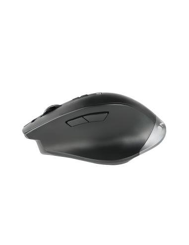 NGS Spell Kit Ergonómico de Teclado Qwerty Español + Ratón Inalámbricos Multidispositivo Negro