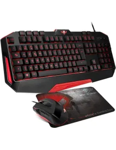 Spirit of Gamer SOG-3IN1-ES Pack Teclado + Ratón + Alfombrilla Gaming-SOG-3IN1-ES