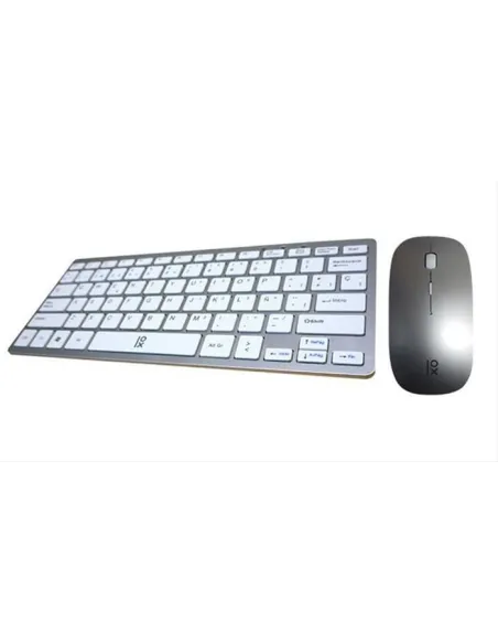 Primux C100 Teclado Y Ratón Inalámbrico USB Slim Plata