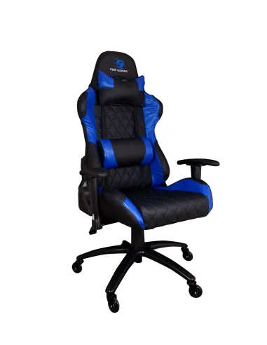 CoolBox Deep Gaming COO-DGMOB03 Deep Command II Silla para videojuegos de PC Asiento acolchado Negro Azul