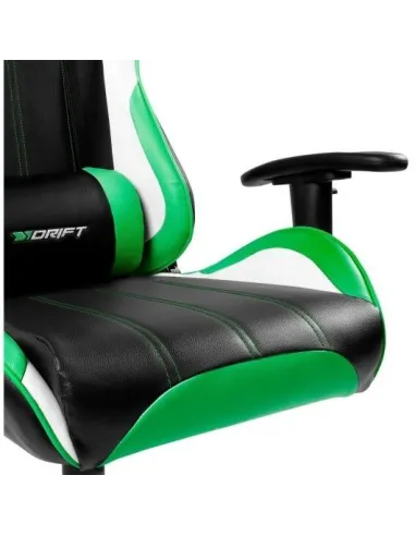 Drift DR175GREEN Silla Gaming Negra/Verde