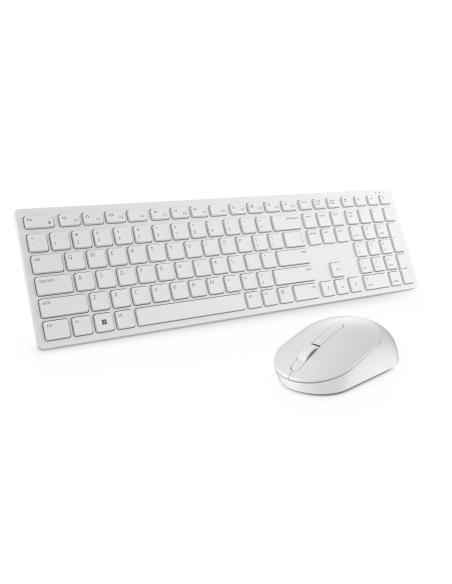 Dell KM5221W-WH-SPN Teclado y Ratón Inalámbricos Blanco