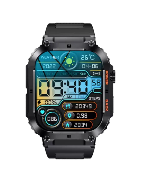 Denver SWC-191B Smartwatch 1.96" IPS Negro