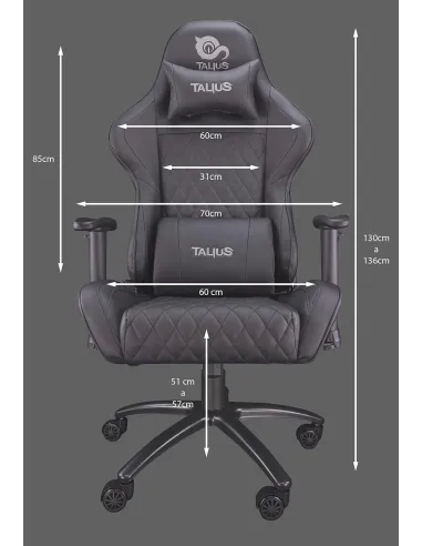Talius Komodo Silla Gaming Negra