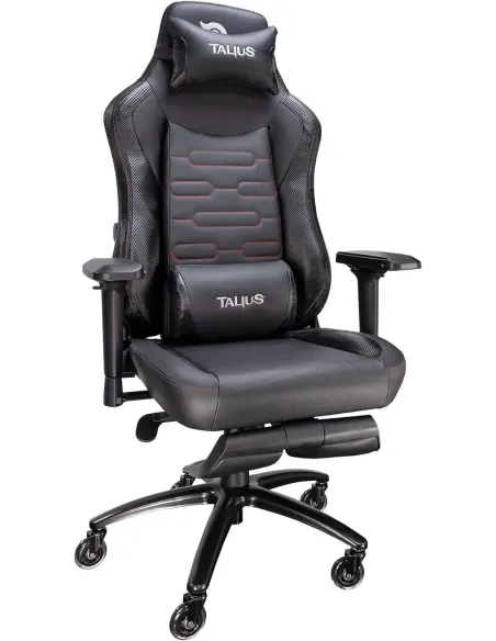 Talius Konda Silla Gaming Carbono Negra/Roja