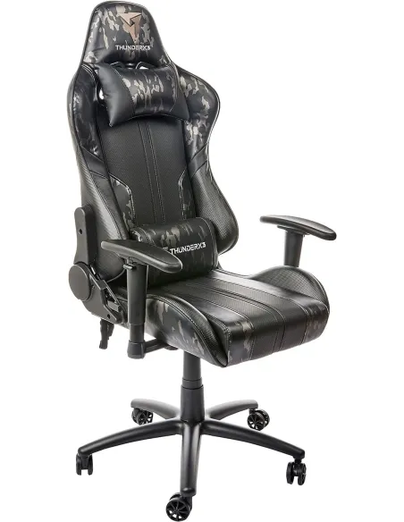 ThunderX3 BC3 Camo Silla Gaming Camuflaje Gris