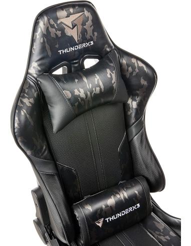 ThunderX3 BC3 Camo Silla Gaming Camuflaje Gris