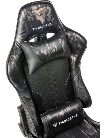 ThunderX3 BC3 Camo Silla Gaming Camuflaje Gris