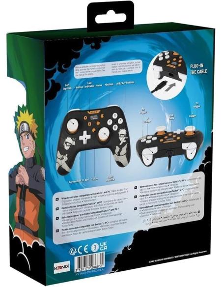 Konix Naruto Shippuden Mando para Nintendo Switch/PS5 3M