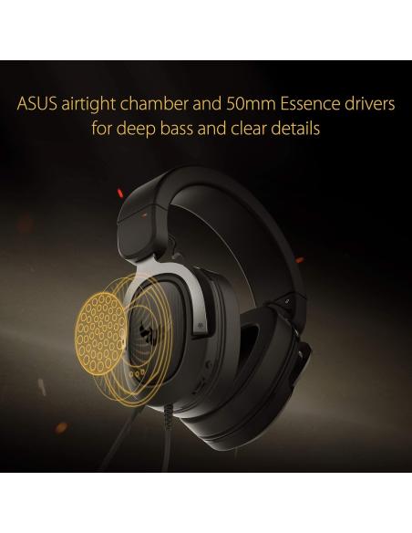 Asus TUF Gaming H3 Auriculares Gaming 7.1 Rojo