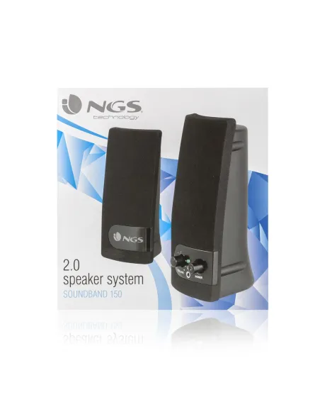 NGS SB150 Altavoces 2.0 4W RMS Negro