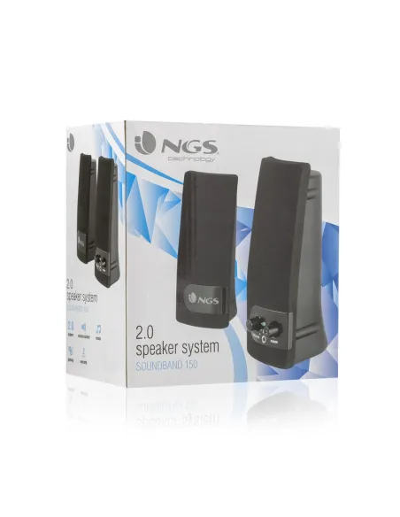 NGS SB150 Altavoces 2.0 4W RMS Negro