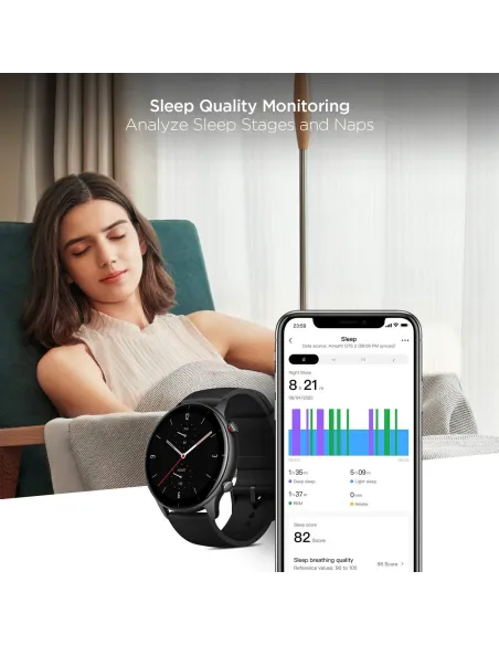 Amazfit GTR 2e Smartwatch Negro
