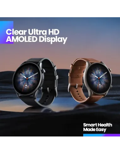 Amazfit GTR 3 Pro Reloj Smartwatch Cuero Marrón