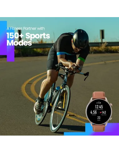 Amazfit GTR 3 Pro Reloj Smartwatch Cuero Marrón