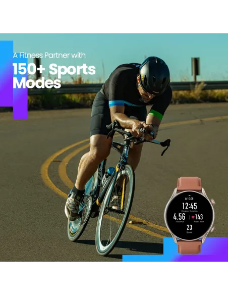 Amazfit GTR 3 Pro Reloj Smartwatch Cuero Marrón