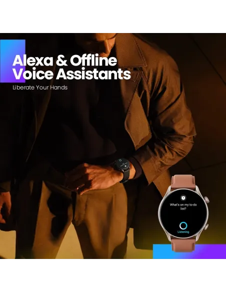 Amazfit GTR 3 Pro Reloj Smartwatch Cuero Marrón