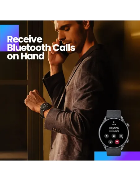 Amazfit GTR 3 Pro Reloj Smartwatch Negro