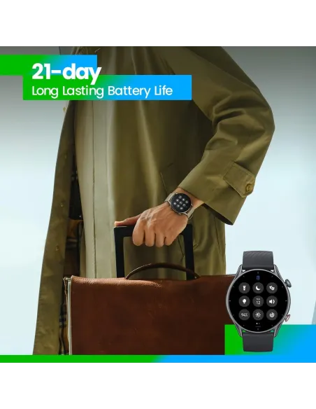 Amazfit GTR 3 Reloj Smartwatch Gris Medianoche