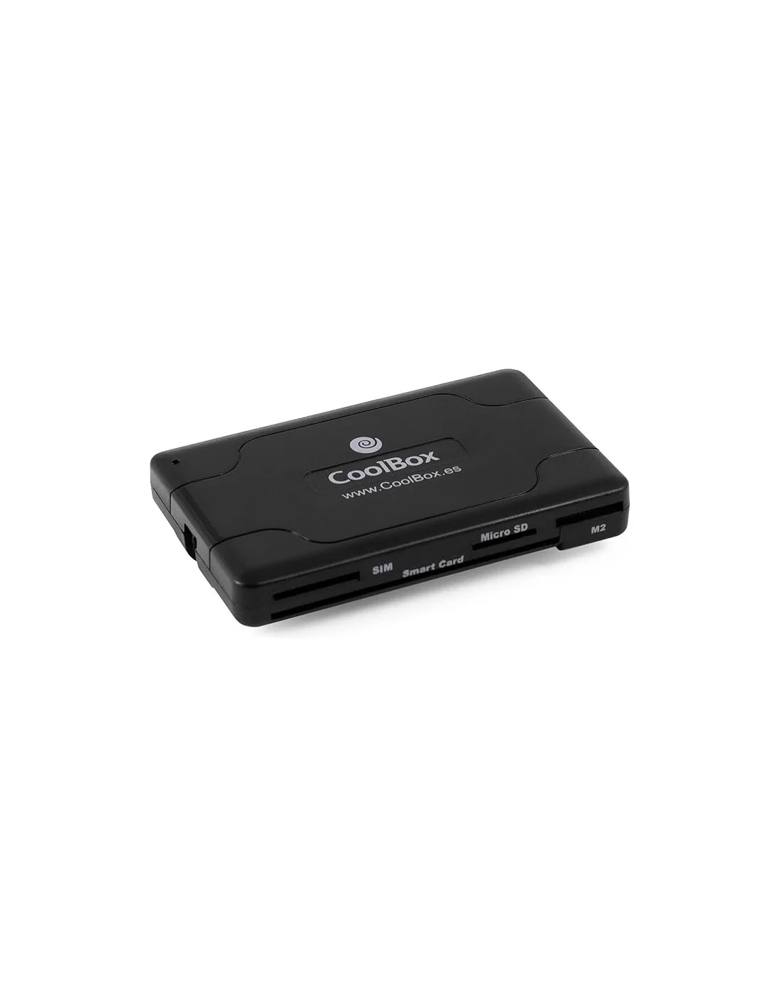 CoolBox CRE-065 Lector Tarjetas Externo Flash/DNIe USB 2.0 Negro