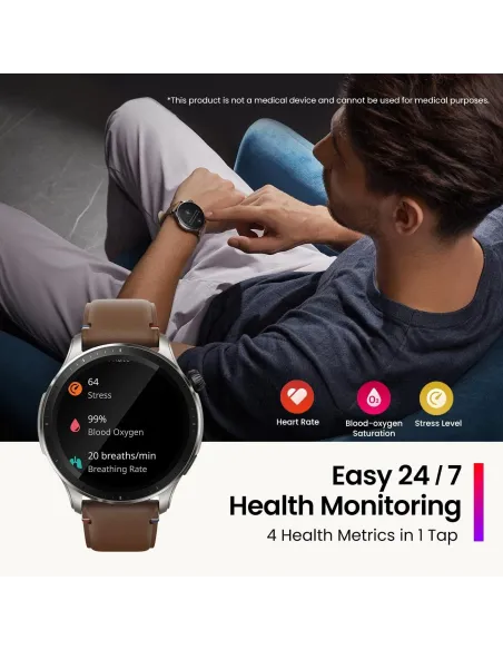 Amazfit GTR 4 Smartwatch Negro