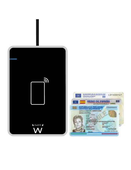 Ewent EW1053 Lector Tarjetas Inteligentes NFC