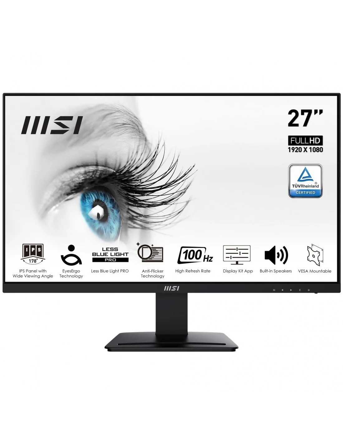 MSI Pro MP273A 27" Full HD LED IPS Negro