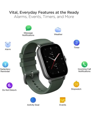 Amazfit W2021OV2N GTS 2e Smartwatch Verde