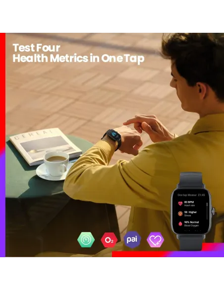 Amazfit GTS 3 Reloj Smartwatch Negro Grafito