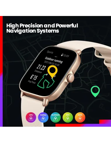 Amazfit GTS 3 Reloj Smartwatch Blanco Marfil