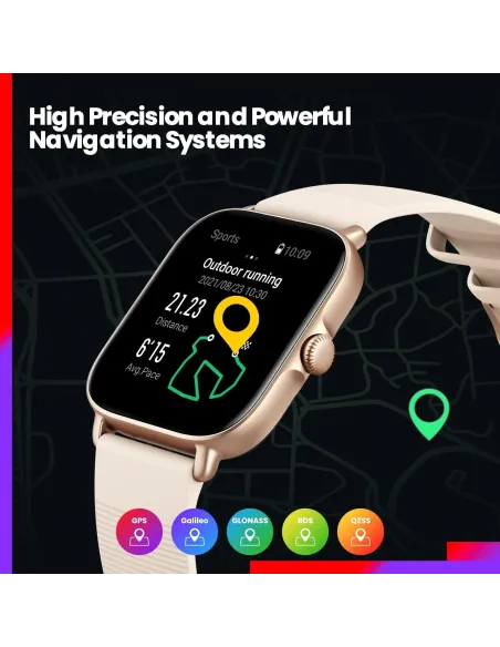 Amazfit GTS 3 Reloj Smartwatch Blanco Marfil