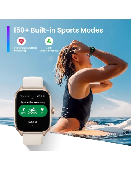 Amazfit W2168EU4N GTS 4 Smartwatch Blanco