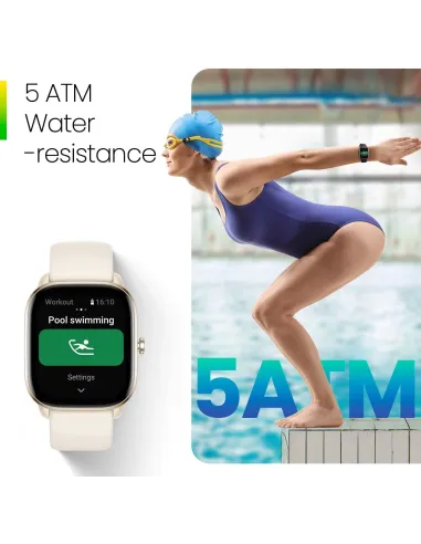 Amazfit GTS 4 Mini Smartwatch Blanco