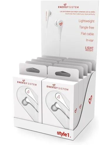 Energy Sistem Style 1 Auriculares Blancos